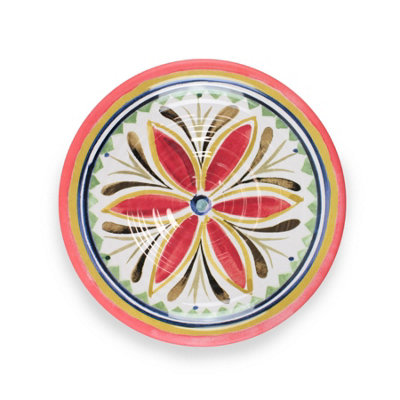 Purely Home Mediterranean Melamine Side PlatesSet Of 4 from B&Q