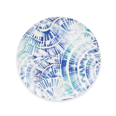 Purely Home Coastal Scallops Melamine Salad Plate from B&Q