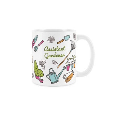 Purely Home Assistant Gardener MugGardening White Coffee/tea Gift 11Oz from B&Q