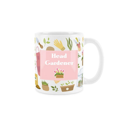 Purely Home Head Gardener MugGardening White Coffee/tea Gift 11Oz from B&Q