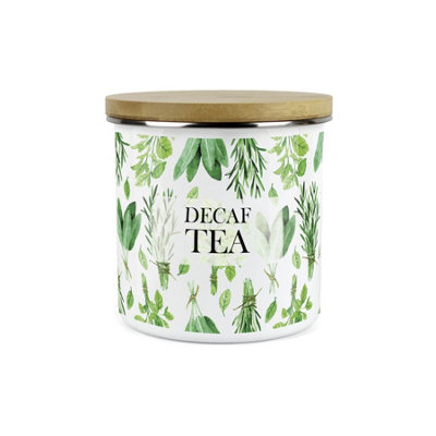 Purely HomeKitchen Herbs Decaf Tea CanisterKitchen Storage Jar (Large) from B&Q
