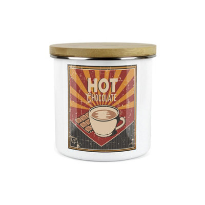Purely HomeRetroHot Chocolate CanisterKitchen Storage Jar (Medium) from B&Q