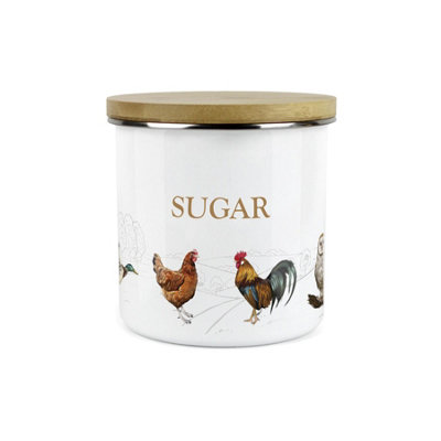 B&Q - Purely HomeCountry FarmSugar CanisterKitchen Storage Jar (Large)