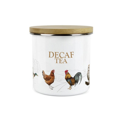 B&Q - Purely HomeCountry FarmDecaf Tea CanisterKitchen Storage Jar (Large)