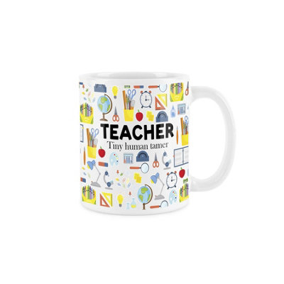 Purely Home  Teacher Mug Fun Trades GiftWhite Coffee/tea Present from B&Q