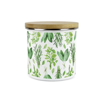 B&Q - Purely HomeKitchen Herbs CanisterKitchen Storage Jar (Large)