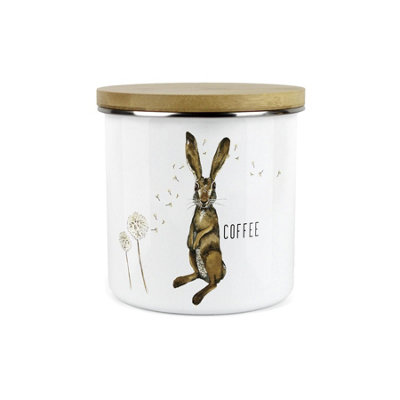 B&Q - Purely HomeHares & DandelionsCoffee CanisterKitchen Storage Jar (Large)