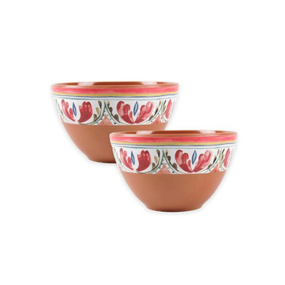 Purely Home Mediterranean Melamine Dipping BowlsSet Of  2 from B&Q
