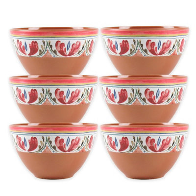 Purely Home Mediterranean Melamine Dipping BowlsSet Of  6 from B&Q