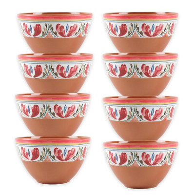 Purely Home Mediterranean Melamine Dipping BowlsSet Of  8 from B&Q
