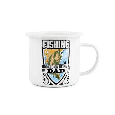 Father's Day Fishing Mug For DadPurely Home Durable Outdoor Cup For PicnicsFestivalsHiking & Fishing from B&Q