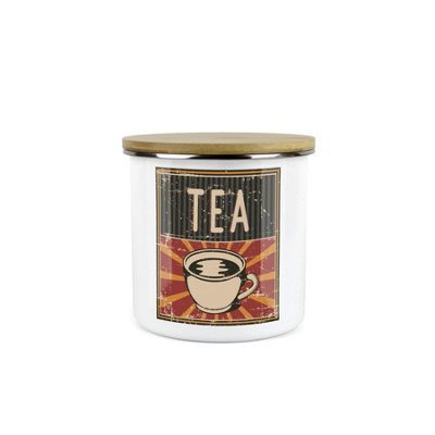 Purely HomeRetroTea CanisterKitchen Storage Jar (Medium) from B&Q