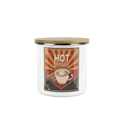 Purely HomeRetroHot Chocolate CanisterKitchen Storage Jars (Medium) from B&Q