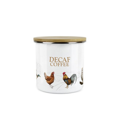 Purely HomeCountry FarmDecaf Coffee CanisterKitchen Storage Jar (Medium) from B&Q