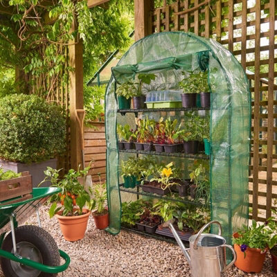 Gardman Grow It 4 Tier Wide Grow Arc Greenhouse Growhouse Reinforced Cover Only from B&Q