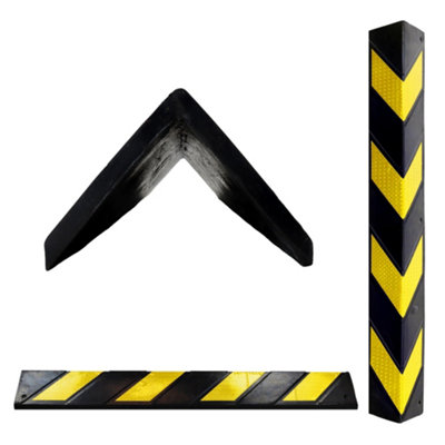 Vigil Rubber Corner Guard For Indoor/outdoor ProtectionHi-Visibility Finish from B&Q