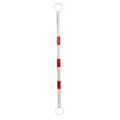 Vigil Adjustable Telescopic Cone Bar BarrierRed & White1.2MExpandable To 2.2M from B&Q