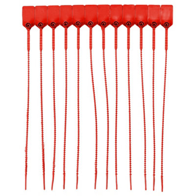 Vigil Anti-Tamper Seal For Fire ExtinguisherRedPack Of 100 from B&Q