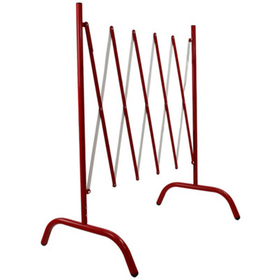 Vigil Expanding Barrier2.7 Metre Concertina StyleRed & White from B&Q