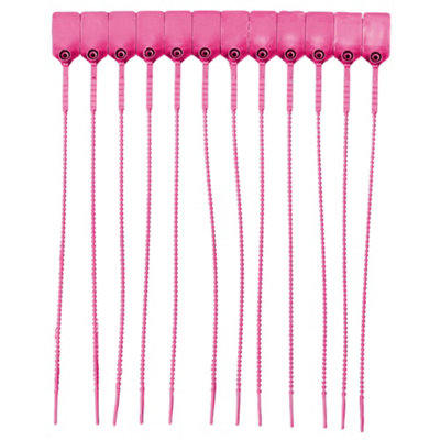 Vigil Anti-Tamper Seal For Fire ExtinguisherPinkPack Of 100 from B&Q