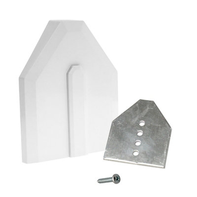 TruMax End-Fix End Cap Replacement Kit (Single)White from B&Q