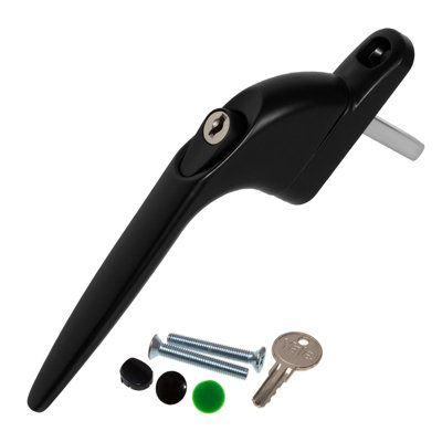 Yale Quartus Inline Window HandleBlack10mm from B&Q