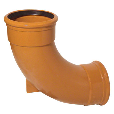 Kayflow (Ug46) Underground DrainageRest Bend (Double Socket) from B&Q