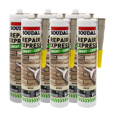 Soudal Repair Express Cement (6 Pack)Beige