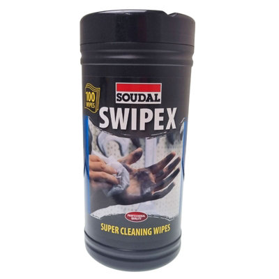 100 X Soudal Swipex Cleaning Wipes from B&Q