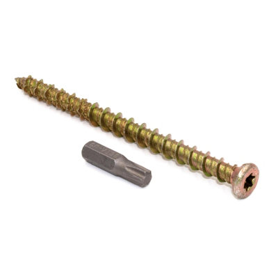 B&Q -  Starfix Fft Masonry Screw (100 Pack)102mm