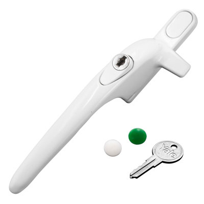 B&Q -  Virage Cockspur Window HandleWhiteLeft9mm