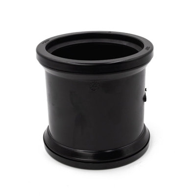 B&Q -  110mm Soil (S16)CouplerBlack