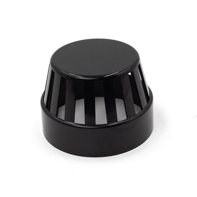 B&Q -  110mm Soil (S21)CowlBlack