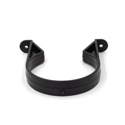 B&Q -  110mm Soil (S22)Pipe ClipBlack