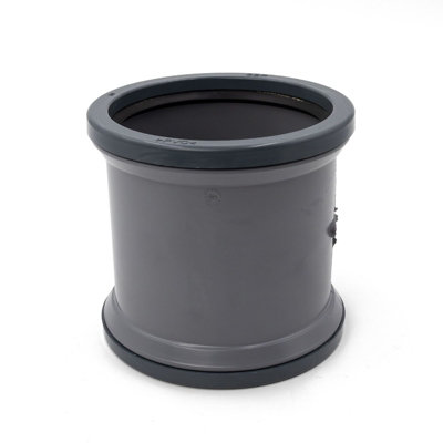 B&Q -  110mm Soil (S16)CouplerGrey
