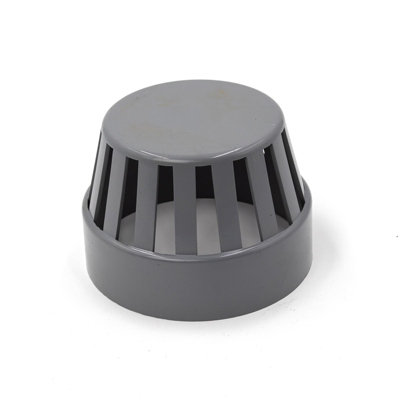 B&Q -  110mm Soil (S21)CowlGrey