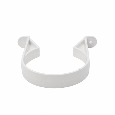 B&Q -  110mm Soil (S22)Pipe ClipWhite