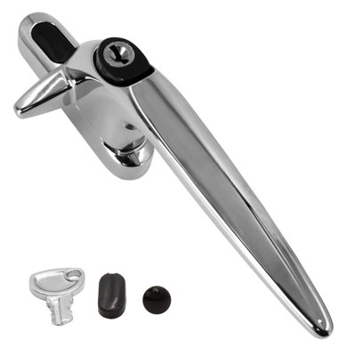 B&Q -  Sparta Cockspur Window HandleChromeRight15.5mm