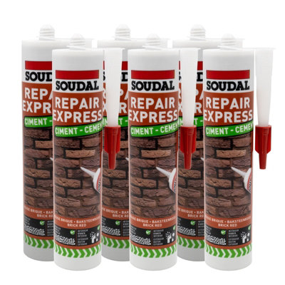 Soudal Repair Express Cement (6 Pack)Brick Red