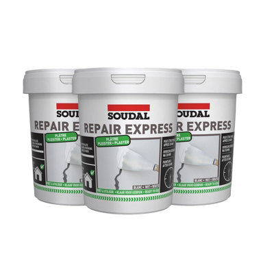 Soudal Repair Express Plaster (3 Pack)900Ml from B&Q