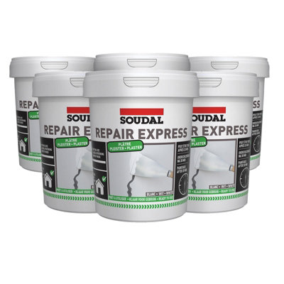 Soudal Repair Express Plaster (6 Pack)900Ml from B&Q