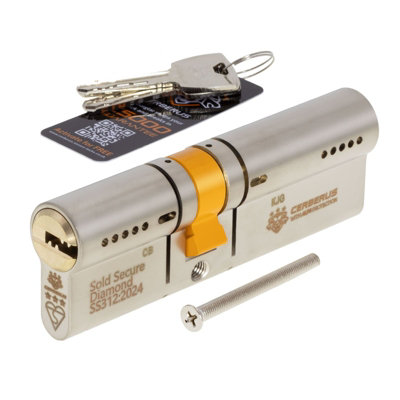 Cerberus Ts007 3-Star Euro Cylinder Ssd Door Lock40/45 (85mm) from B&Q