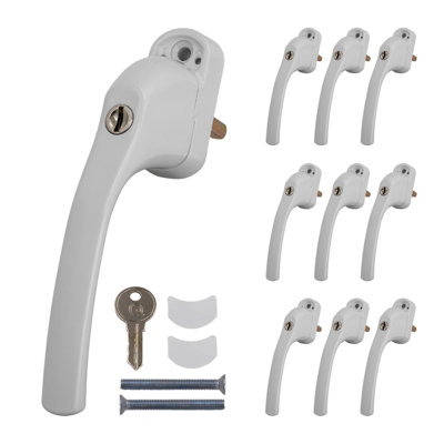 Greenteq Alpha Tilt & Turn Window Handle (10 Pack)White from B&Q