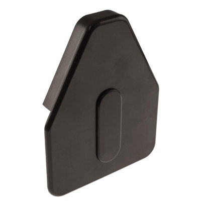 Molan UK Heavy Duty Self-Supporting Glazing Bar Rafter Conservatory Roof Spar End CapBlack from B&Q
