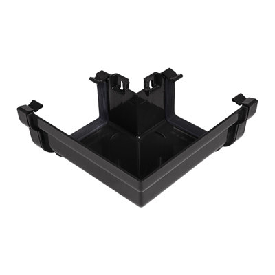 Kayflow Ogee Gutter External 90 Degree CornerBlack from B&Q