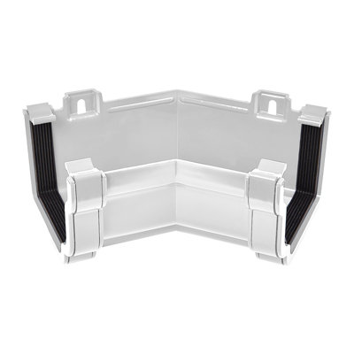 Kayflow Ogee Gutter Internal 135 Degree CornerWhite from B&Q