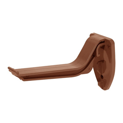 Kayflow Ogee Gutter Fascia Bracket (Top Hung)Brown from B&Q