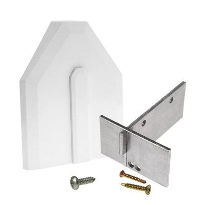TruMax Side-Fix End Cap Replacement Kit (Single)White from B&Q