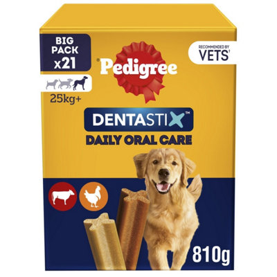 84 Pedigree Dentastix Daily Adult Large Dog Treats 84 Dental Sticks Dog Chews from B&Q