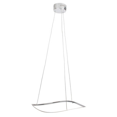 First Choice Lighting Polished Chrome Led Ripple Fitting from B&Q